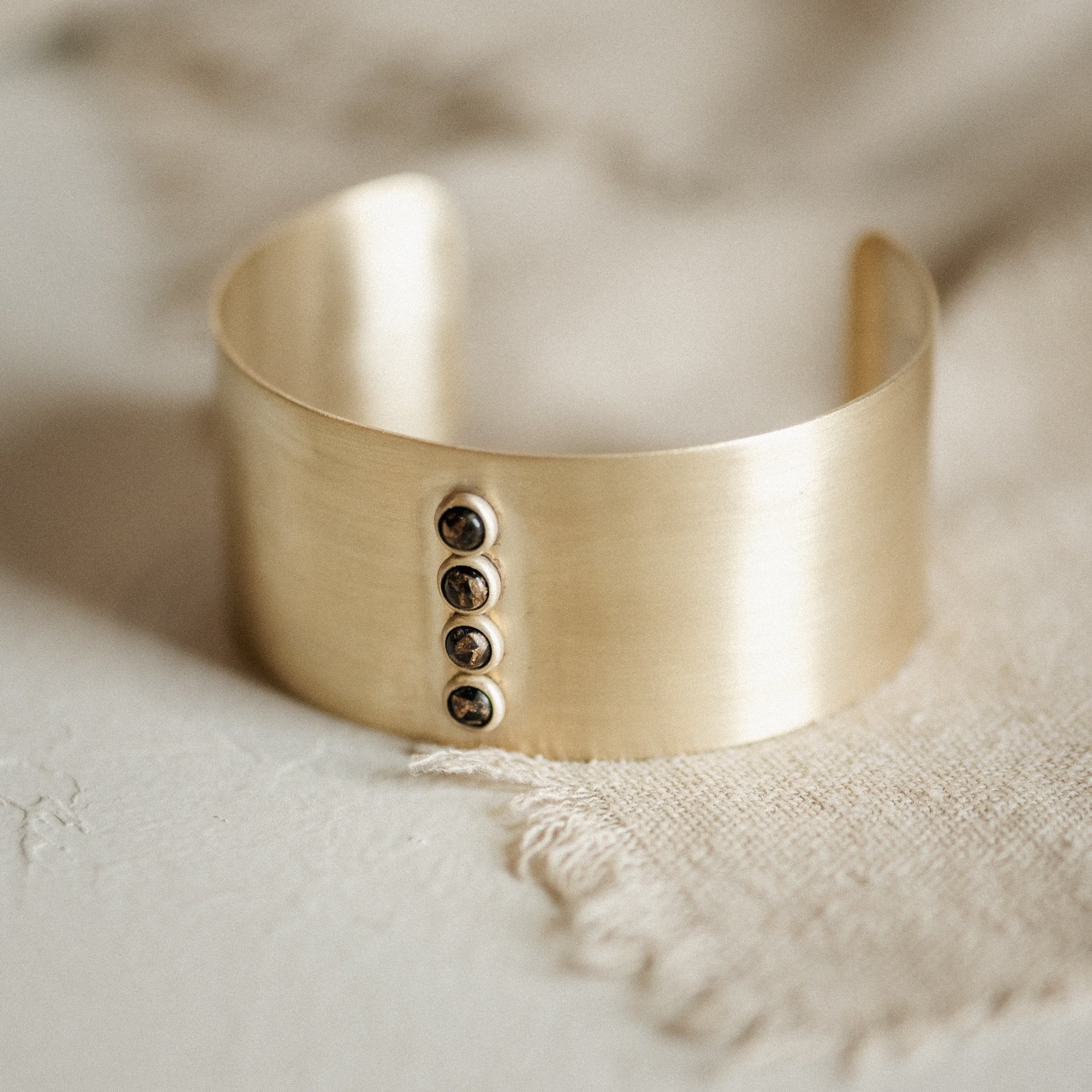 ABSAROKA CUFF // COPPER OBSIDIAN — COMMONFORM JEWELRY // Modern